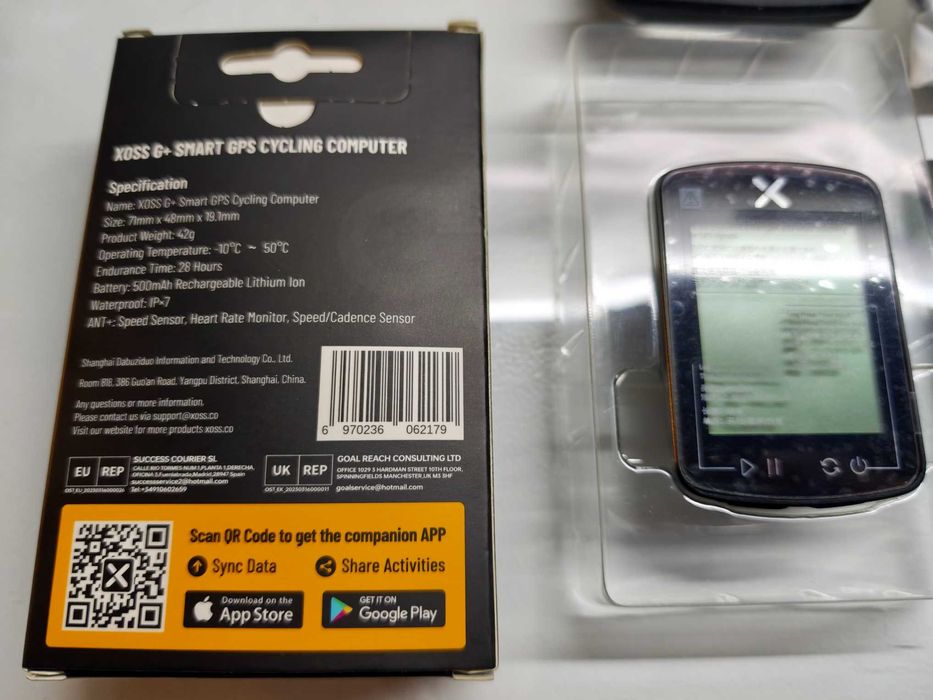 Computador de Bicicleta GPS XOSS GEN2 G+