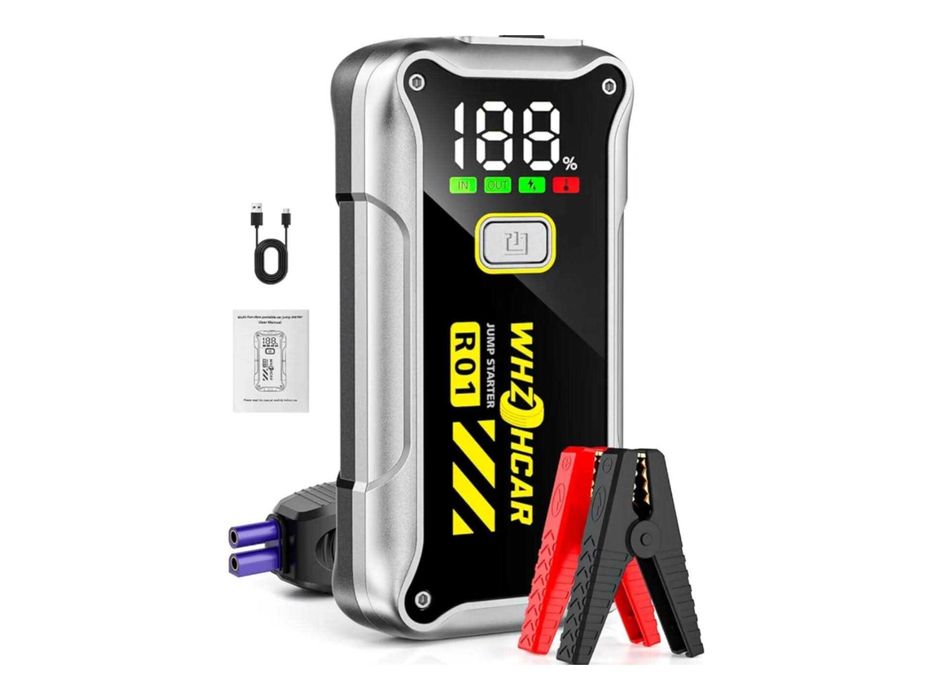 POWERBANK ROZRUCHOWY booster jump starter samochodowy 4000A latarka
