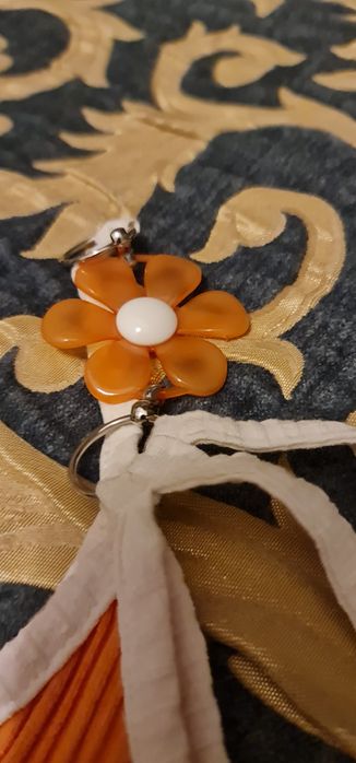 Deborah bis S body pomaranczowe kwiatki