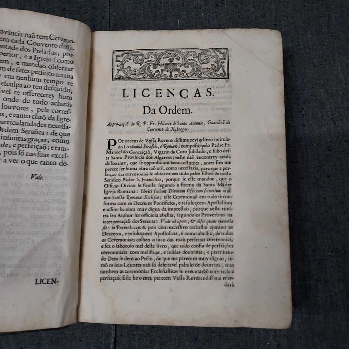 Fr. Manoel da Conceição-Ceremonial Serafico e Romano-1730