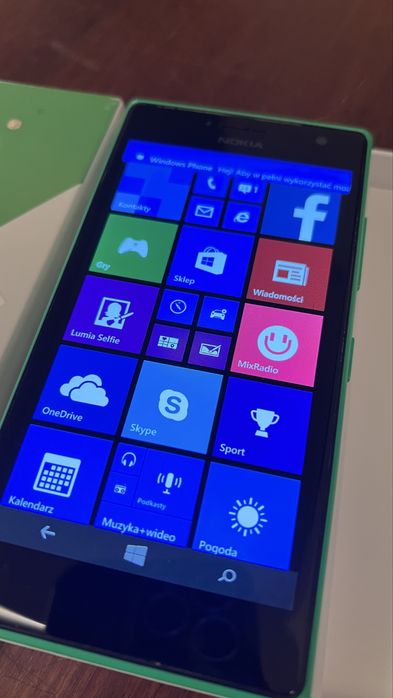 Nokia Lumia 735 zielony sprawna, bardzo dobry stan