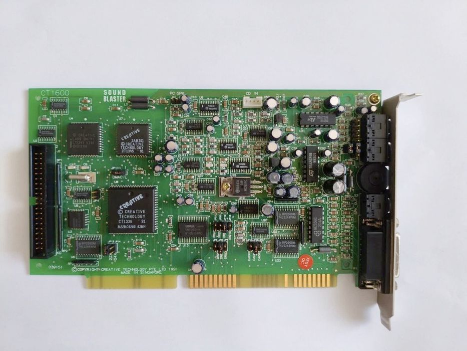 Retro Computer i386 SoundBlaster CT1600 Epson FX1050 mysz klawiatura