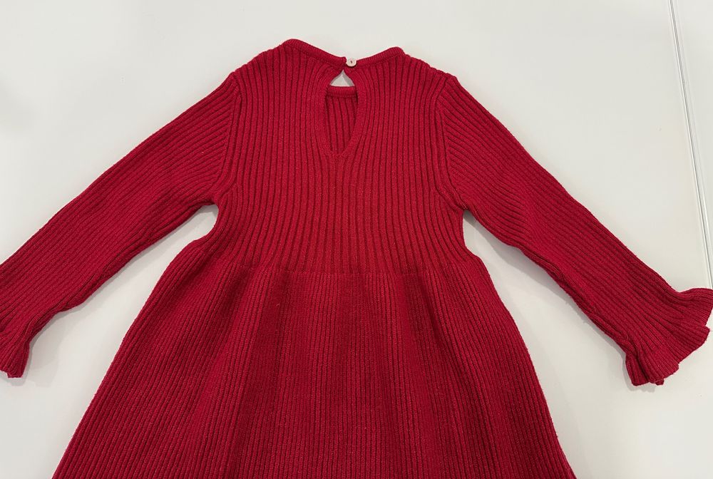 Vestido Vermelho Bordeaux Zippy 3/4 anos