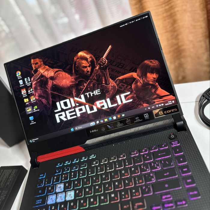 ‼️Rog Strix 15.6‼️Ryzen7 16core/144Hz/512GB/16GB/Ноутбук/Гарантия!!!