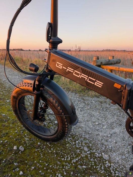 Bicicleta elétrica G-FORCE RE versão com mais Autonomia