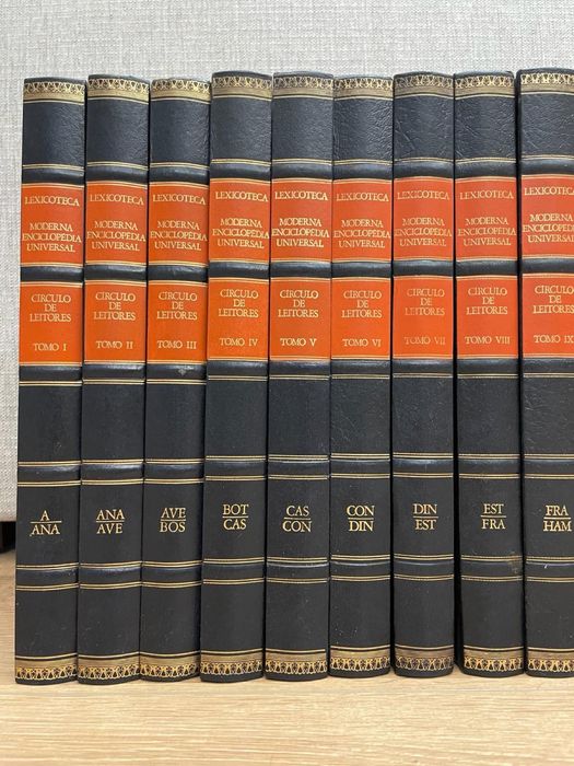 Moderna enciclopedia univesal 18 volumes Lexicoteca