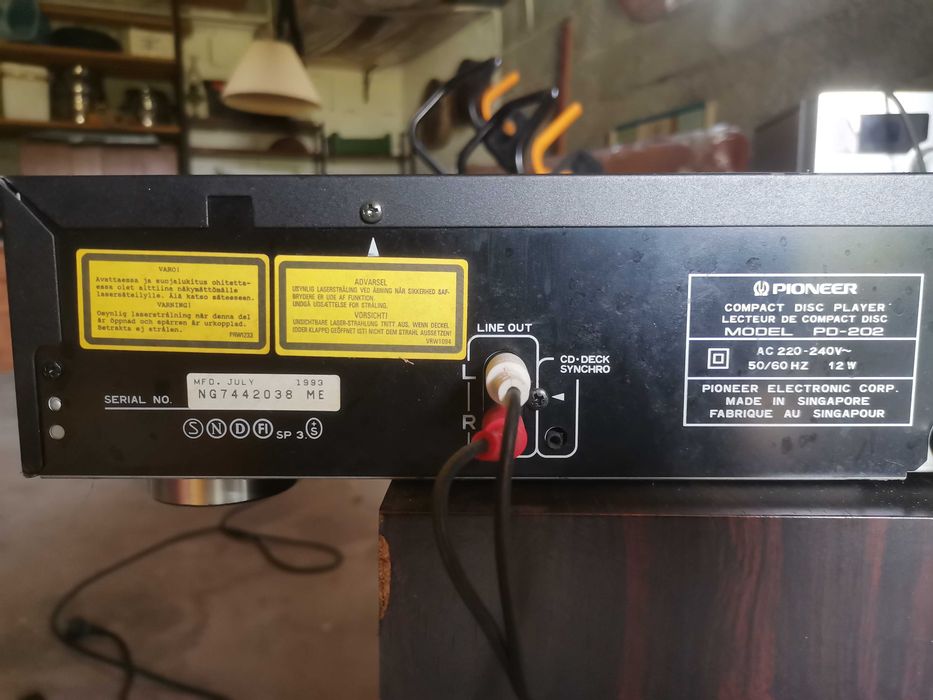 leitor cds pioneer PD 202