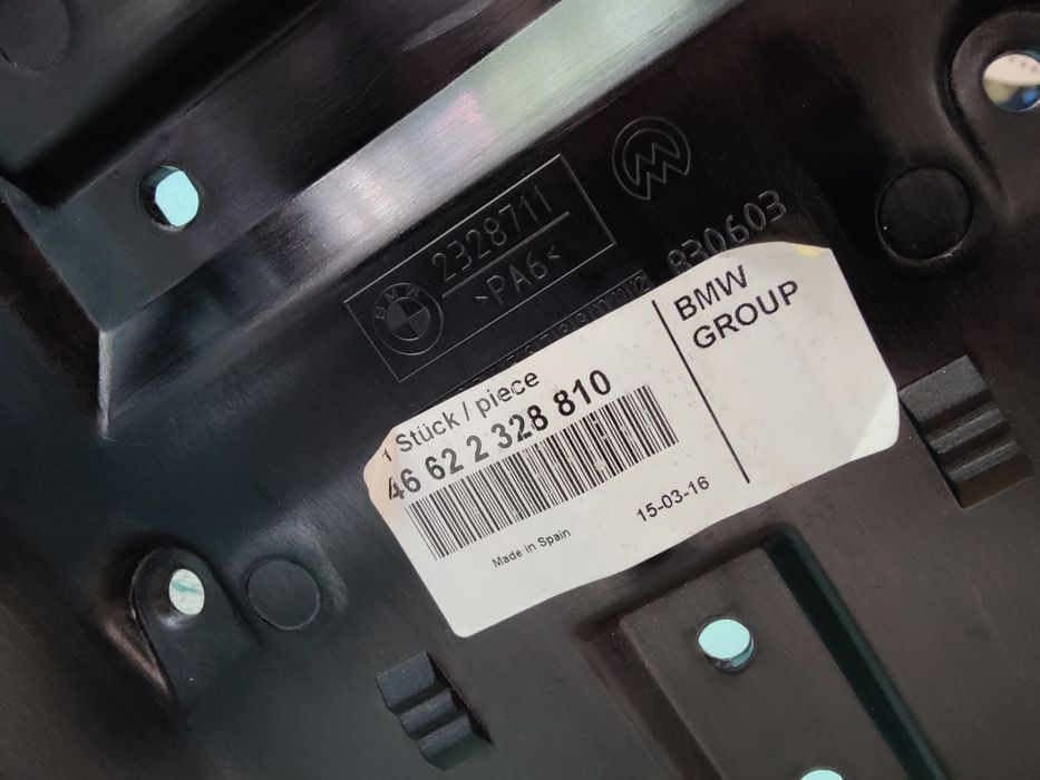 Guarda lamas - suporte matrícula BMW R850 R1150