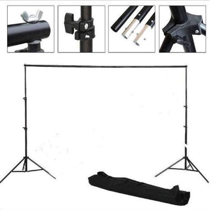 Suporte panos de fundo estudio fotografia porta fundos