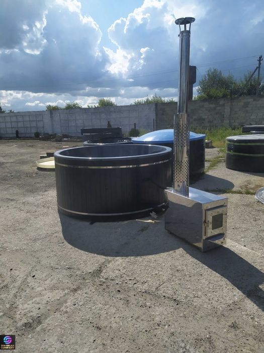 Виробництво чанів джакузі. Мобільна лазня Купіль з підігрівом