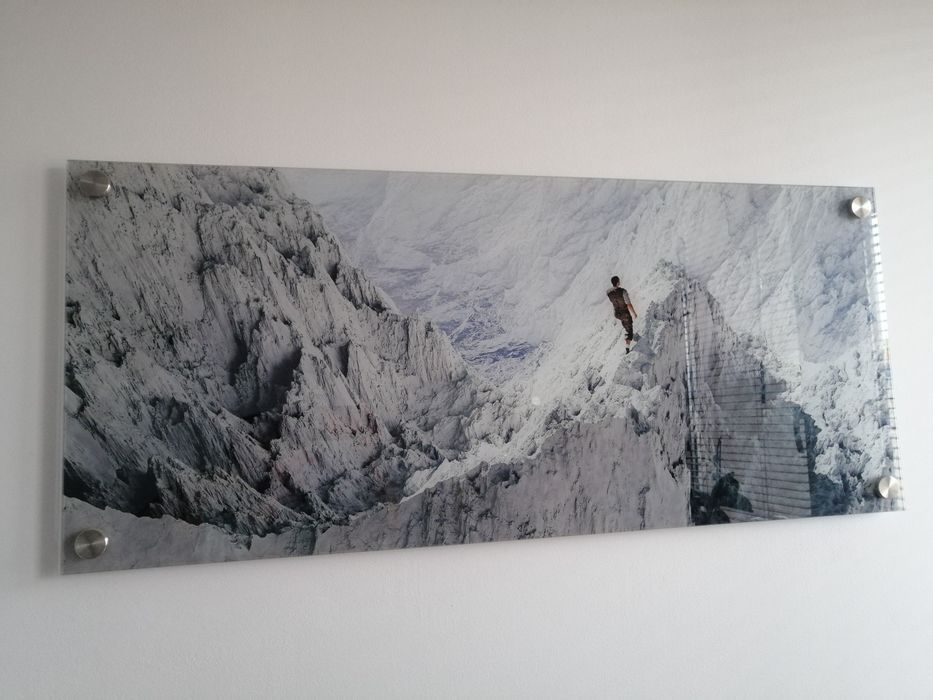 Obraz na szkle motyw gór