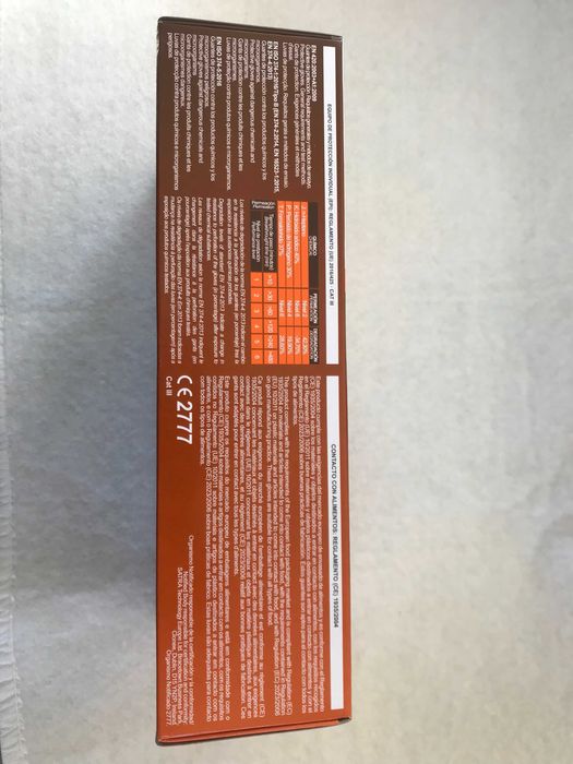 Luvas Nitrilo Laranja Extreme Grip