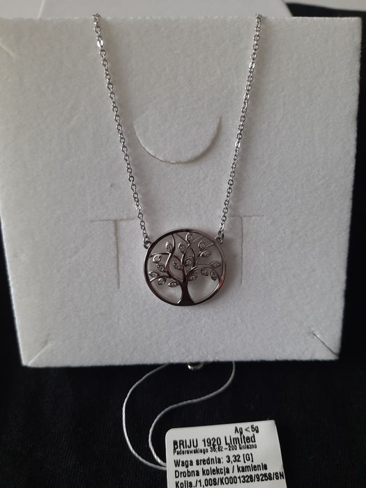 Naszyjnik z zawieszką Drzewko szczęścia Briju