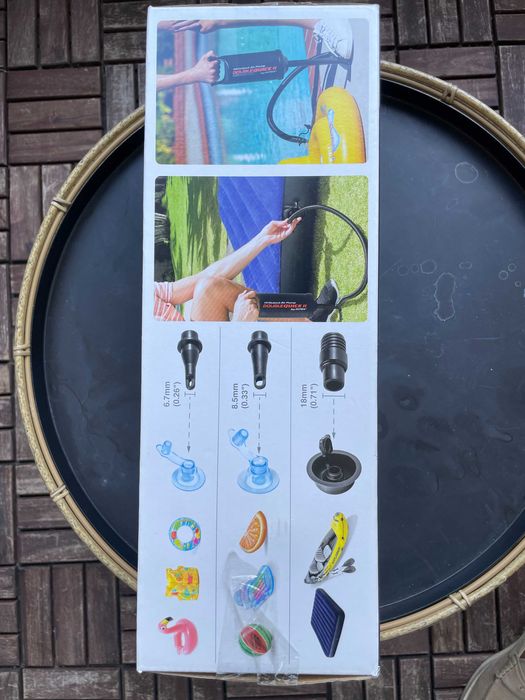 BOMBA DE AR MANUAL INTEX - DOUBLE QUICK II - NOVA EMBALADA