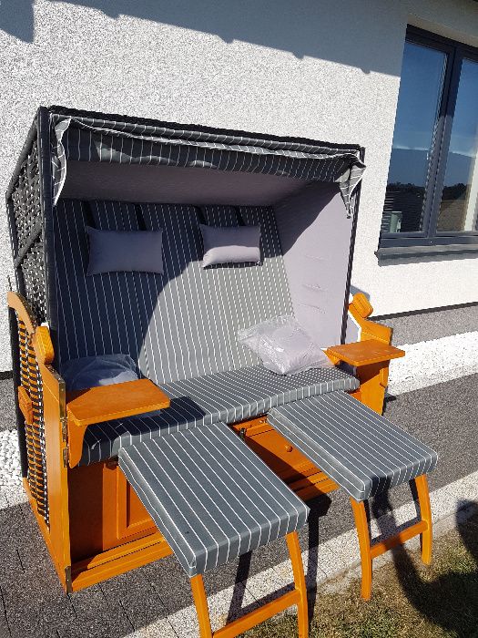 Meble ogrodowe! Kosz plażowy XXL Duży, ogrodowy, na plążę!