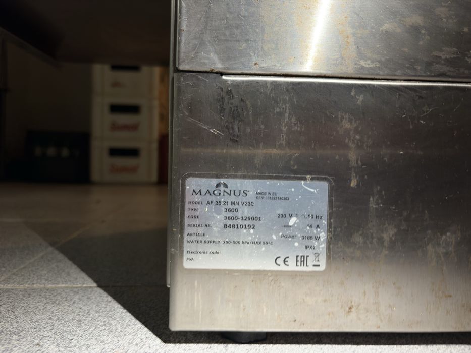 Maquina lavar loiça em inox Magnus