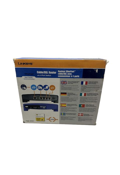 Linksys EtherFast Cable/DSL Router w/4-Port Switch BEFSR41434464867736637441