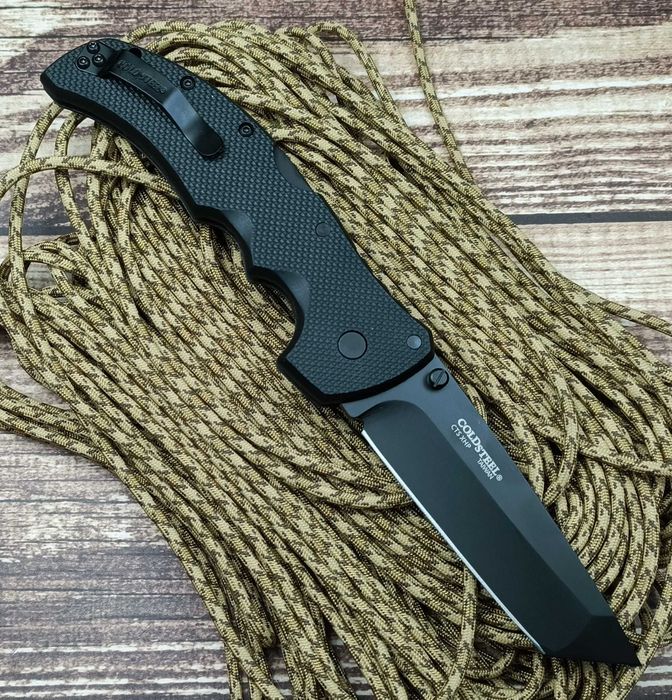 Брелок EDC фолдер Cold Steel Recon 1 Tanto black blade
