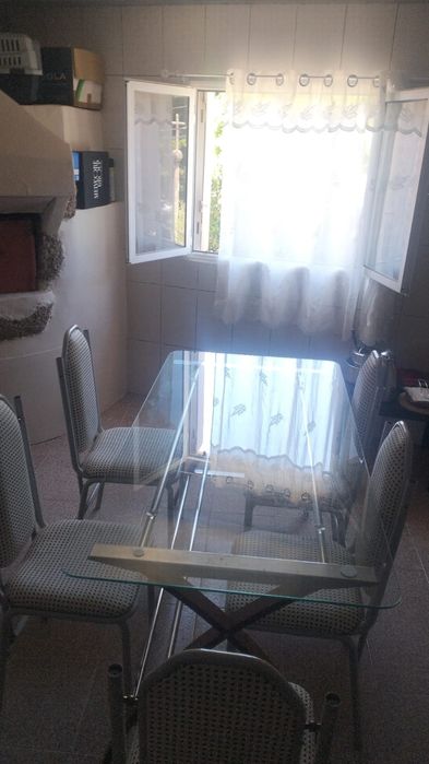 Mesa com Tampo de vidro