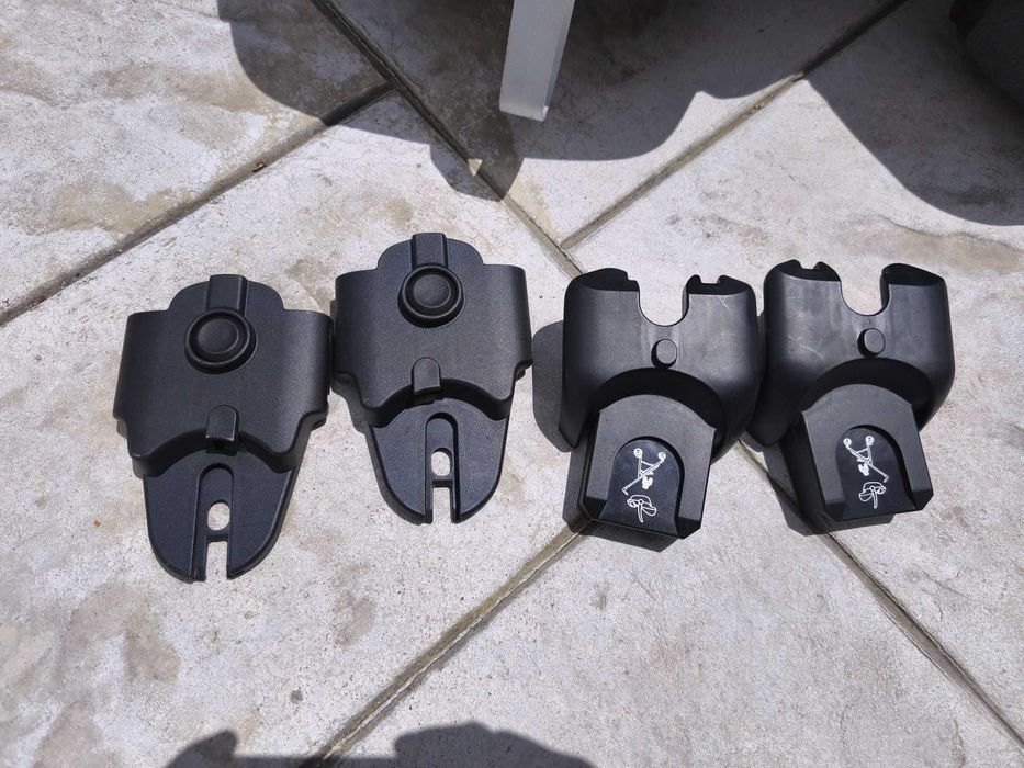 Cadeira auto + isofix + adaptadores para carrinho