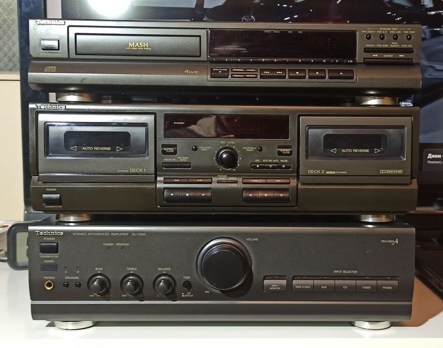 Technics CD, deck, wzmacniać