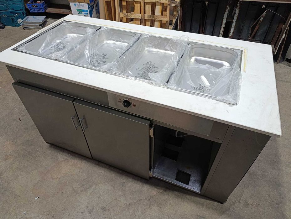 Banho maria para 4 containers