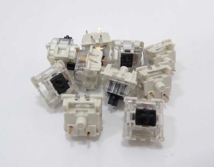 switche przełączniki mechaniczne czarne