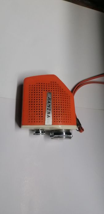 Rádio antigo Kamera forma câmara