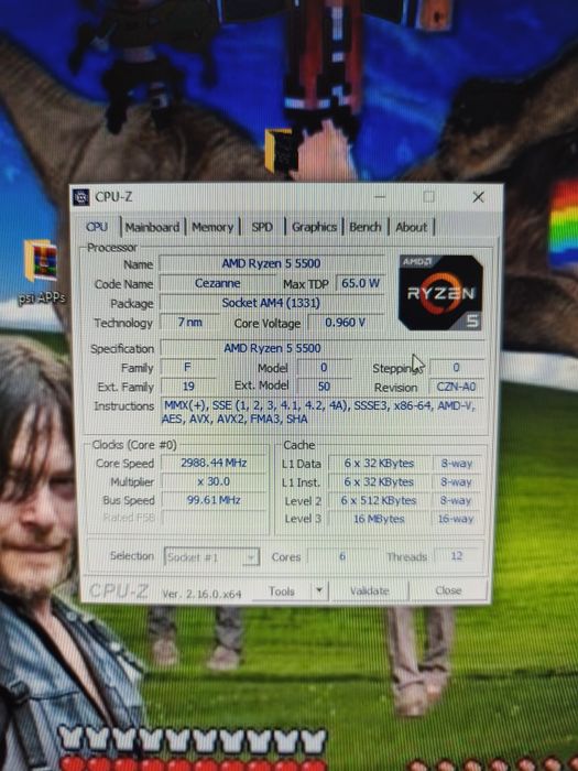 Ryzen 5 5500 BOX (com cooler e caixa)