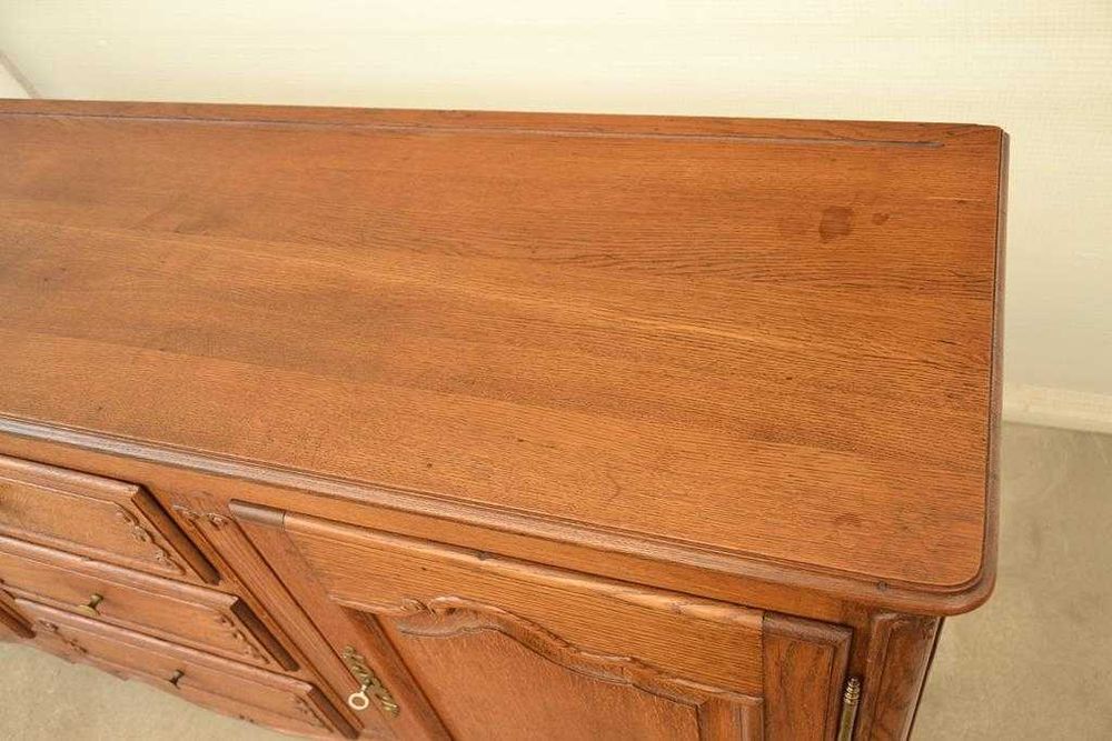 komoda ludwikowska dębowa bufet 180 cm.