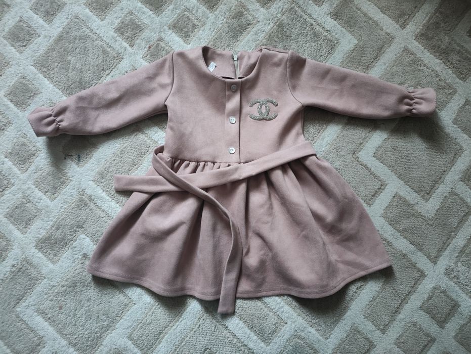 Святкова сукня на дівчинку бежева (кремова)