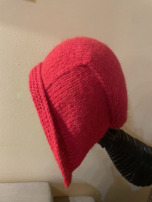 Bonetka kotka czapka z uszami kota handmade