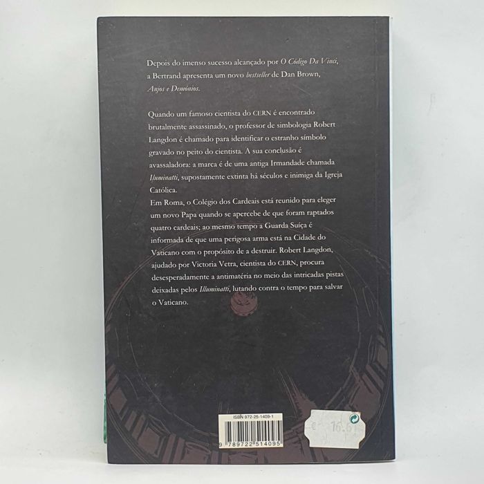 Livro - Dan Brown - Anjos e Demonios - PAR6