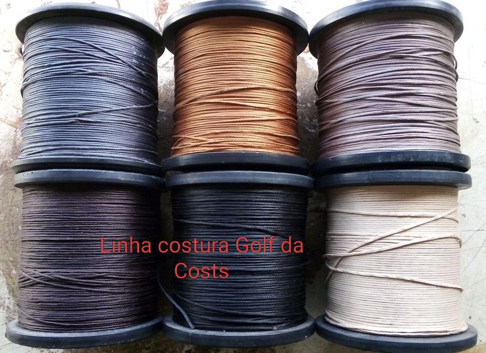 Linha Costura Coats & Linha cera cozer manual & Linha Golf Coats