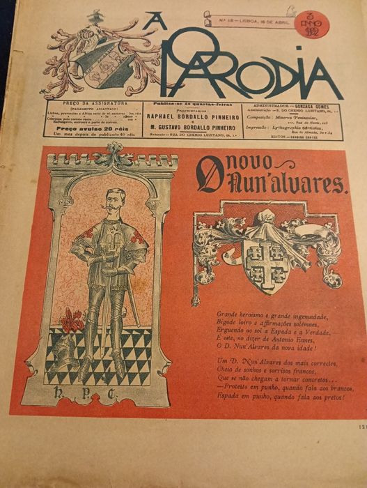 A Paródia Comédia Portuguesa, Bordalo Pinheiro