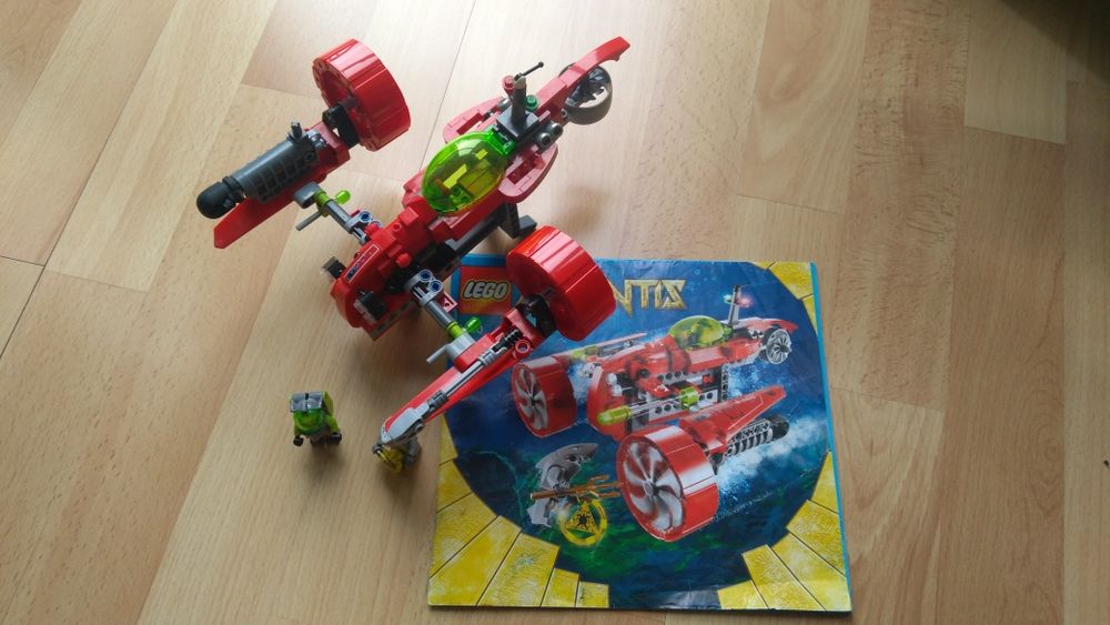 LEGO Atlantis Łódź podwodna, zestaw 8060, gwiazdka, Mikołaj, święta