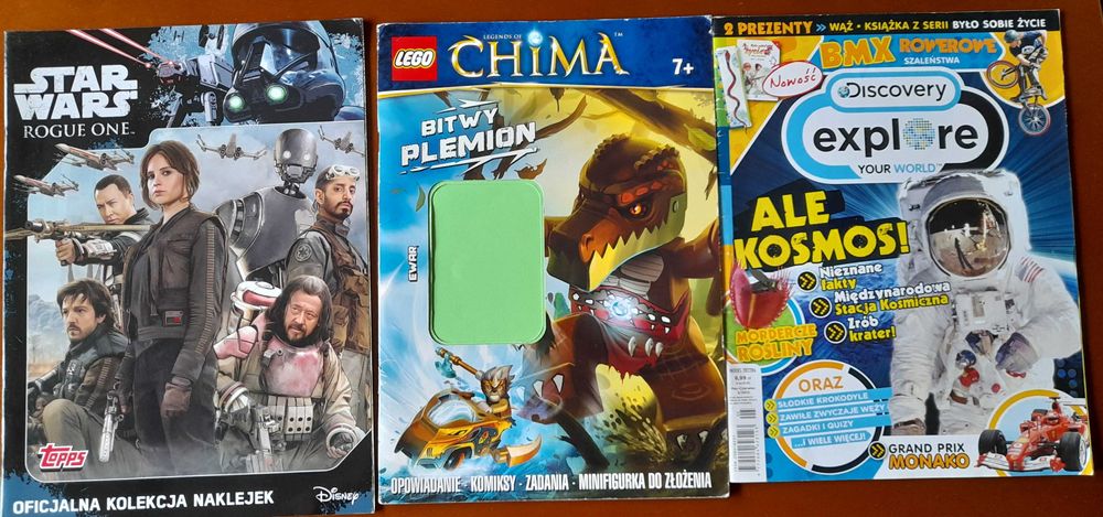 Magazyny Lego Nexo,  Chima, Explorer