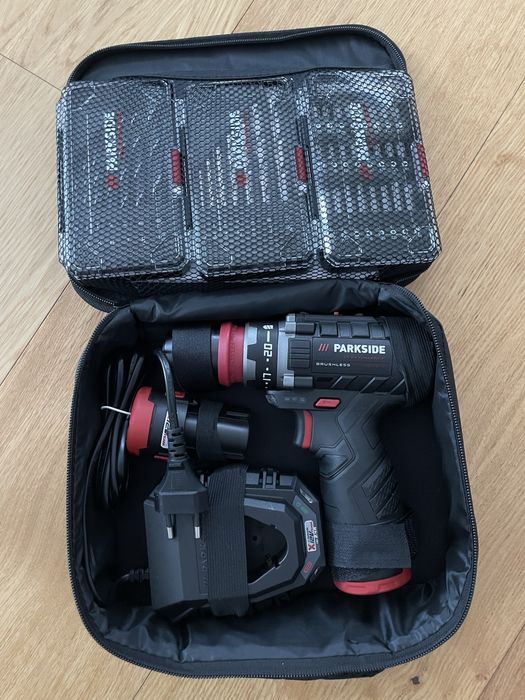 Wiertarka wkrętarka Parkside Performance 12V zestaw