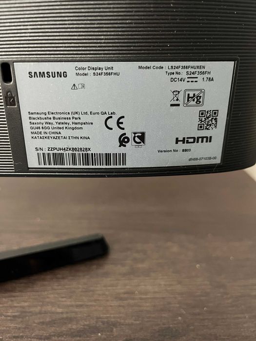 Monitor SAMSUNG S24F356FHU