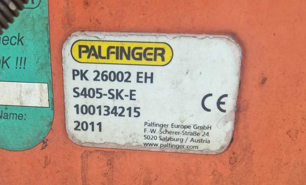Gruas Palfinger PK20002, Palfinger PK26002, Hiab 211 E4