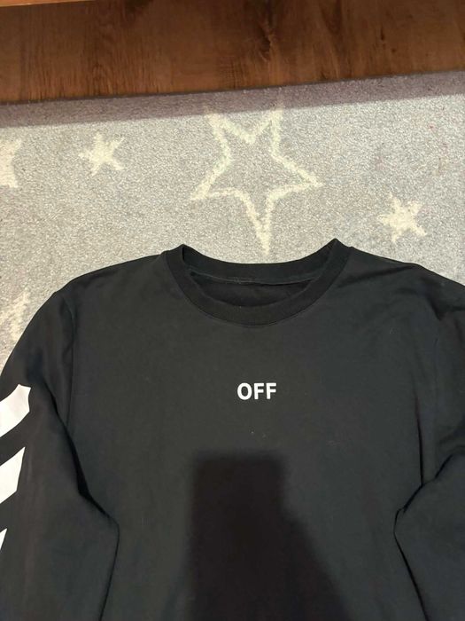 Bluza Crewneck Off-White Diagonal rare swag boxy black swoosh