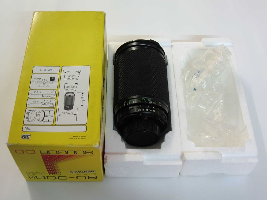 Objetiva Soligor Zoom Macro 60-300mm