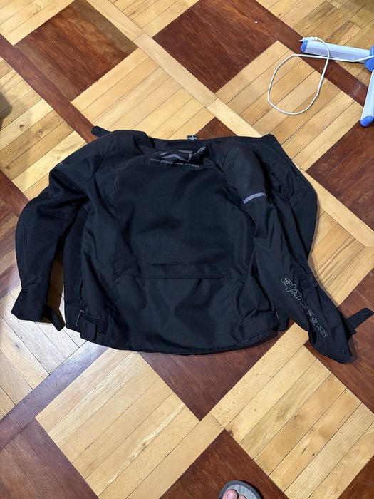 Мотокуртка alpinestars viper air v3 black L + захист на спину