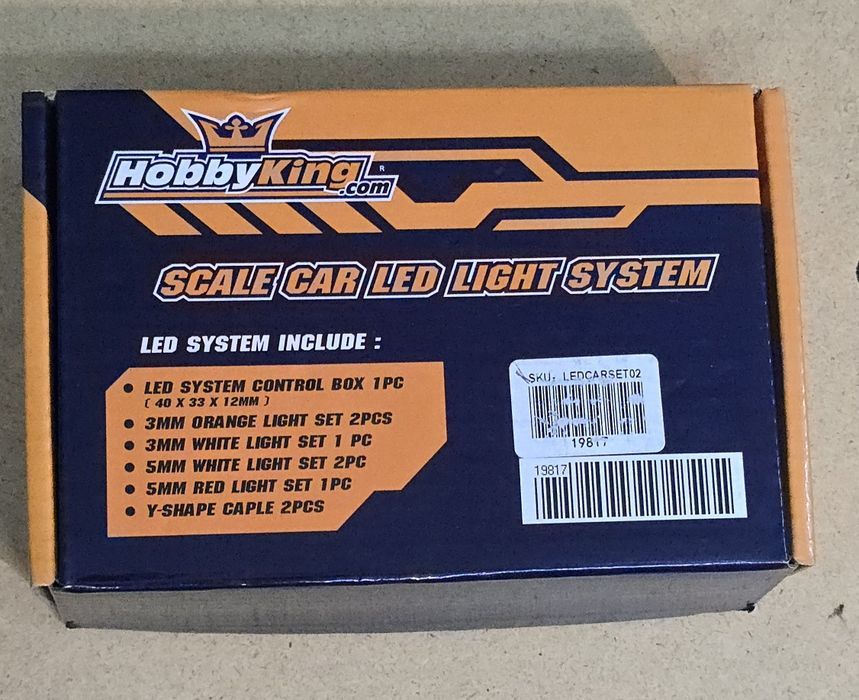 System LED do auta RC