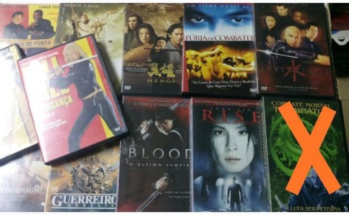 Dvd de artes marciais e acção, Tom Cruise, Van damme, Jet Li.