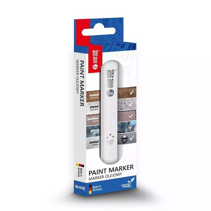 Marker Olejny Mm301 2-4Mm Biały Memobe. Nowy Produkt
