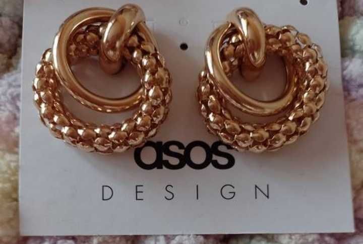 ASOS/ Ekskluzywne kolczyki biznesowe z Londynu, NOWE
