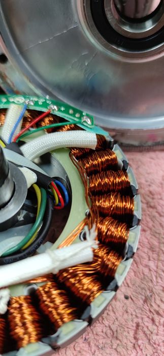 Мотор колесо 6.5" с медной обмоткой ветрогенератор, рабочее состояние
