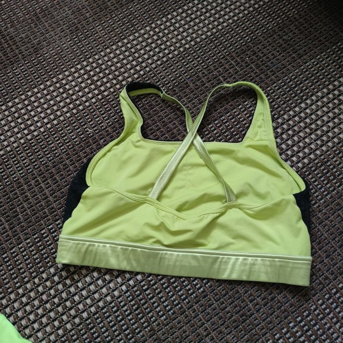 Komplet sportowy do ćwiczeń legginsy i biustonosz Lefties r. S