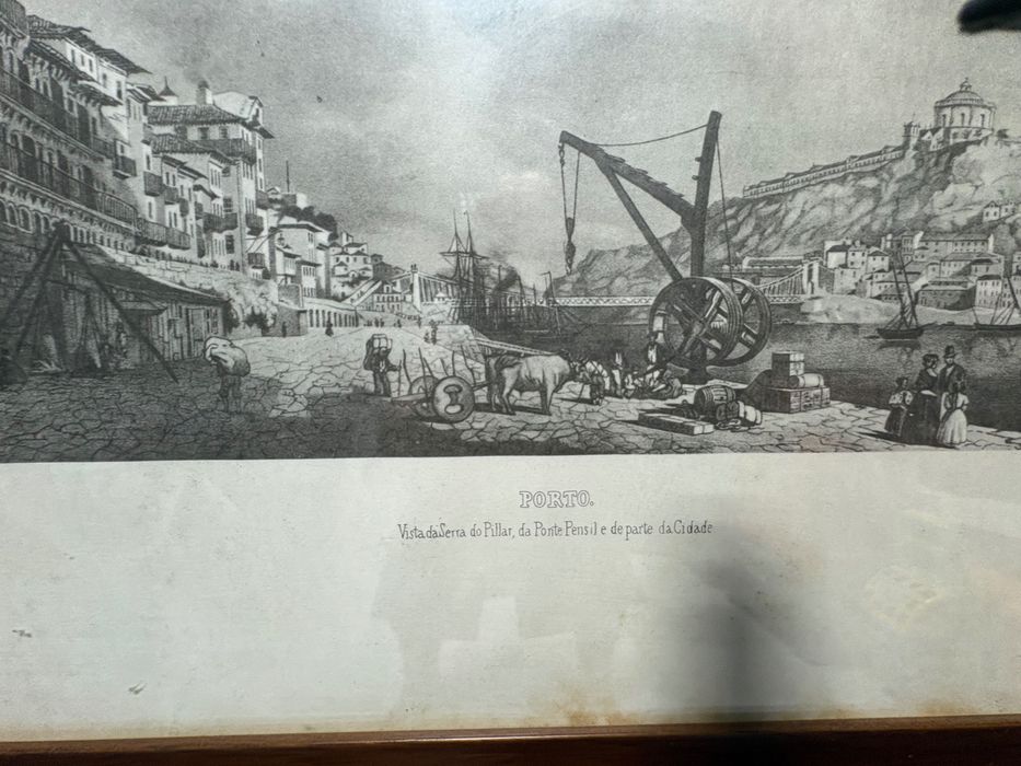 Quadro com foto do Porto antigo